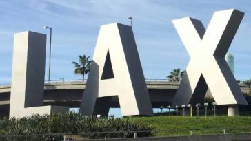 Photo of the LAX sign. Photographer: Phil Whitehouse.