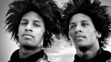 Photograph of Laurent and Larry Bourgeois aka Les Twins.